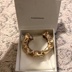 Completedworks Gold scrunch bracelet